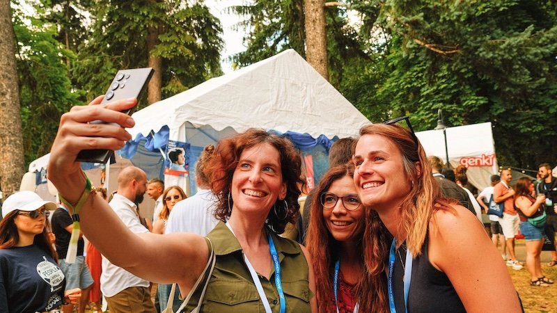 Friends at Bansko Nomad Fest